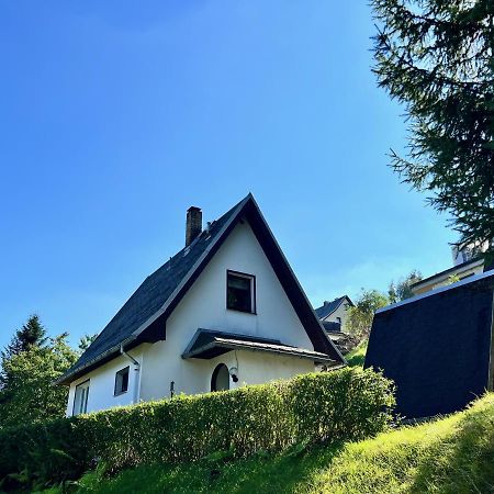 Urige Berghuette Mit Kamin Und Sauna Im Erzgebirge Nahe Schwarzwassertal Pobershau 外观 照片